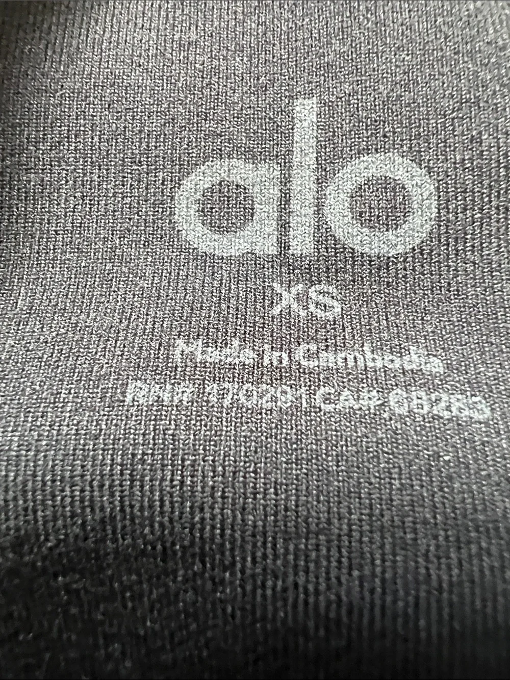 ALO Yoga Black Airbrush High Waist 5
